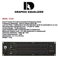 Audio Id Equalizer 231 Equalizer 31 Band Original Official Guarantee