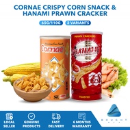 Cornae Crispy Corn Snack 46g-65g & Hanami Prawn Cracker 110g Authentic Thai Crispy Snack Halal