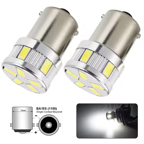 24V 12V White 67 89 97 5007 5008 R5W R10W 1156 LED Bulb BA15S Camper Caravan RV Boat Interior Dome L