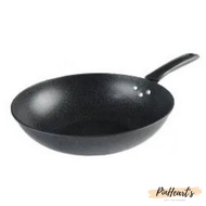 HITAM BLACK NON-STICK STEERING FRYING WOK WOK WOK WOK, SIZE 32CM | NON STICK FRY FRYING