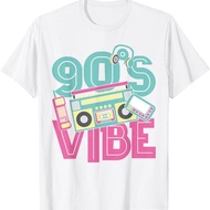 90 Kaos 90s Vibe Vintage 1990s Music 90s Costume Party Nineties T-Shirt Vintage Retro - Unisex