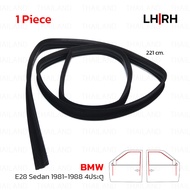 Glass Groove Rubber Felt 2.2m Black For BMW E28 5 Series 4Dr Year 1981-1988