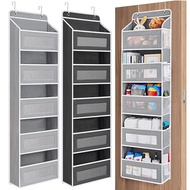 5-Layer Dormitory Storage Non-Woven Behind Door Storage Bag Large Capacity Home Bedroom Hanging Stor