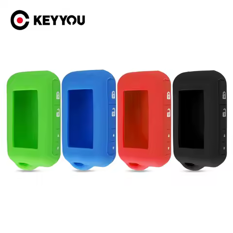 KEYYOU Silicone Key Cover Suitable for Starline E90 E60 E91 E61 E63 E65 E85 E92 E95 E96 Car Anti-the