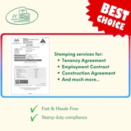 STAMPING SERVICES FOR TENANCY AGREEMENT, EMPLOYMENT CONTRACT, CONSTRUCTION AGREEMENT...