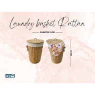 Rattan Laundry Basket / Rattan Multipurpose Basket / Export quality rattan dirty clothes basket