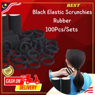 BESTBUY Elastic Scrunchies Rubber ikat rambut BLACK