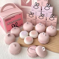 Black Rabbit HYNTOOR Peach Blush Puff Natural Pink Purple Sandwich Monochrome Blush Shy Macaron Apri
