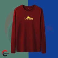 T-shirt Distro Long Sleeve TEXT YELLOW Longsleeve Men Women/Plain Long Sleeve T-Shirt/Print T-Shirt