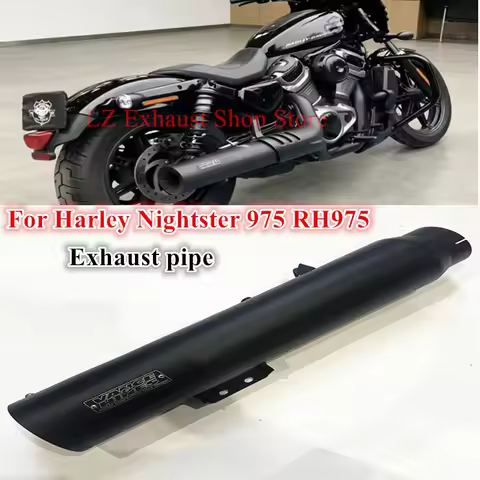 For Harley Nightster 975 RH975 RH975S 975 Special RH 975 975S modified Exhaust Pipe with Removable D