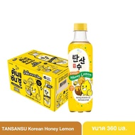 TAN SAN SU Korean Soda - Honey Lemon ตันซันซู ฮันนี่ เลมอน โซดา ขนาด 360 มล. x 24 ขวด