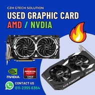 Used Grafis Kad/Second hand GPU/Graphic Card/RX480/RX570/RX580/GTX1050/GTX1060/GTX1070/GTX1080/RX5700/RX6600/RX6700