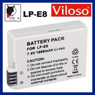 VILOSO/GLOBAL BATTERY LPE8 BATTERY FOR EOS 550D, 600D, 650D, 700D