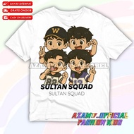 Children's T-shirts, Sultan Squad Sptratori Children's Clothes, Free Name /, Sultan Squad Dito Jaka 