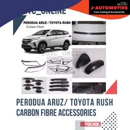 CARBON FIBRE PERODUA ARUZ/ TOYOTA RUSH ACCESSORIES