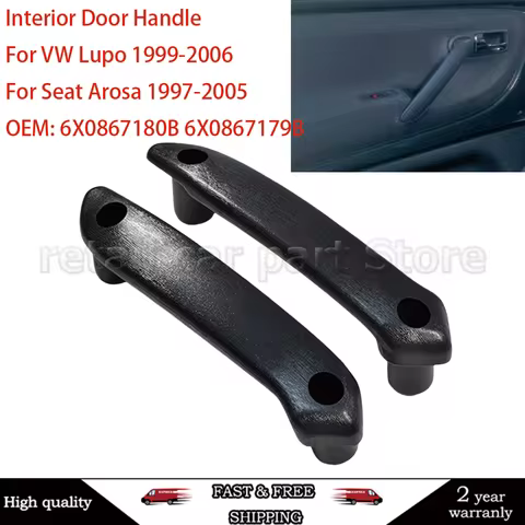 6X0867180B 6X0867179B 1 Pair Car Interior Door Handle For VW Lupo 1999-2006 For Seat Arosa 1997-2005