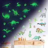 4Pcs Glow in The Dark Dinosaur Stickers Dinosaur Luminous Sticker Stickers Fluorescent Dinosaur Luminous Sticker Dinosaur Stickers for Walls Glow in The Dark Dinosaur Stickers