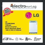 LG T2108VSAW Smart Inverter Top Load Washing Machine 8KG