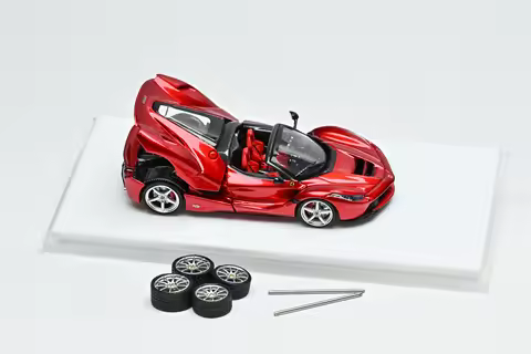 Street Buster 1/64 diecast model car Cavallino F150 -Rosso Fuoco/Rosso interior Aperta