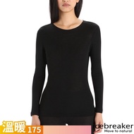 [Icebreaker] Female Merino Wool Temperature Control Round Neck Long Sleeve Top EVERYDAY 100% Sanitar