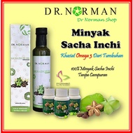 DR NORMAN - Minyak Sacha Inchi / Sacha Inchi Oil Original Omega 3 6 9 / 250ml & Softgel