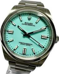 Rolex 勞力士 Oyster Perpetual Ref.126000 蠔式恆動 綠松石藍 男士 自動上鍊 附盒 手錶 國際保固 名牌手錶