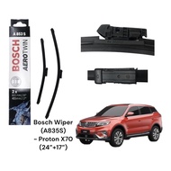 Proton X70 Bosch Aerotwin Wiper A853S Front Wiper Set (24"+17")