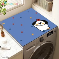 Cartoon Washing Machine Cover Mat Diatom Mud Water Absorbent Sunscreen Dustproof Multifunctional Bed
