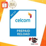 (Fast Reload) Celcom Reload prepaid topup softpin RM5 RM3 RM2 RM10 RM15 RM20 RM25 RM30 RM35