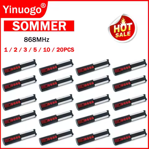 SOMMER 868 4020 TX03-868-4 Garage Door Remote Control 868MHz SOMMER 4026 TX03-868-2 4031 4025 4011 4
