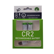 CR2 300mah 3.7V type-c lithium battery ถ่านชาร์จ ถ่านชาร์จ แบตเตอรี่ชาร์จกล้องวัดระยะทางดิสก์เบรกล็อค sp-1 เครื่องพิมพ์รอแบตเตอรี่ลิเธียม