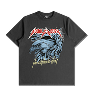 Double 7 Eagle Graphic Tee (Charcoal)