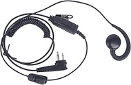 WODASEN C Swivel Earpiece with Microphone for Motorola HKLN4604 HKLN4604A HKLN4604B HKLN6423 with PT