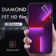 For iPhone 14 13 12 11 Pro X XS XR XS Max 7 8 6 6s Plus 12 mini SE 2020 Soft Hydrogel Film Full Cover Screen Protector