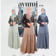 AYUMI 458 BLUE/ AYUMI 458 BROWN/ AYUMI 458 GREEN, LATEST GAMIS UPDATE Ethica (FAIQA HOMEEthica)