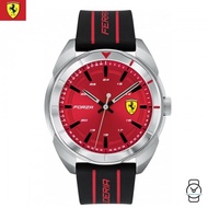 (100% Original) Scuderia Ferrari Men's 0830543 Forza Watch (Black & Red)