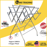 Promotion BIG SIZE Foldable Mobility Stainless Steel Clothes Hanger / Clothing Drying Rack / Rak Pen