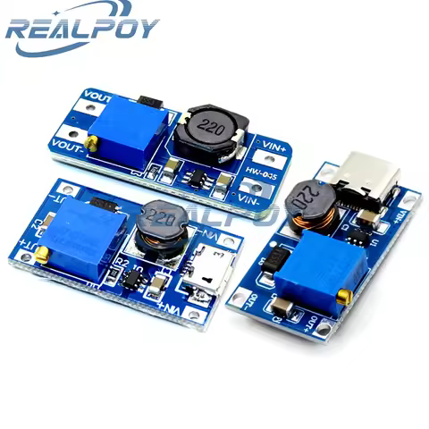 MT3608 Micro DC-DC Step Up Converter Booster Power Supply Module Boost Step-up Board MAX output 28V 