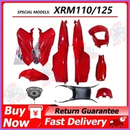 ✹ ✸ ☬ MOTORCYCLE ACCESSORIES XRM 110/125 RED FULL SET COVER HONDA XRM110/125 [RED SPEED]