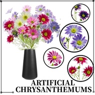 1STALK (3HEADS) ARTIFICIAL DAISY CHRYSANTHEMUM / ARTIFICIAL FLOWER / BUNGA DAISY /  FLOWER ARRANGEME