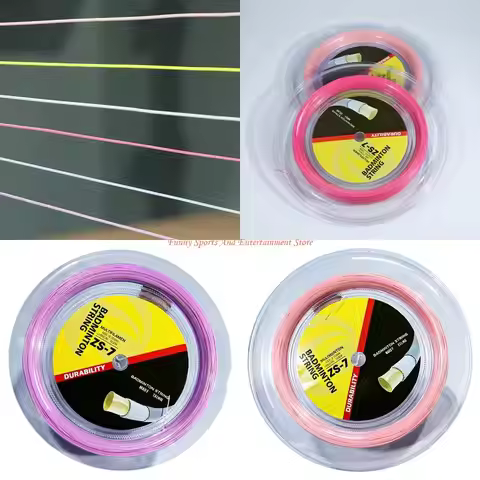 C4DE High Elastic Nylon Badminton Racket String 200m Training Nylon String Line