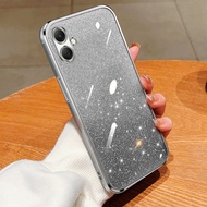 เคส Samsung A06 สำหรับ Samsung A06【นิ่ม ชุบ ดอกไม้ กันกระแทก เคสโทรศัพท์】