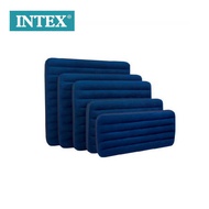 INTEX Outdoor Inflatable Mattress Field Camping Air Bed Home Flocking Striped Inflatable Bed