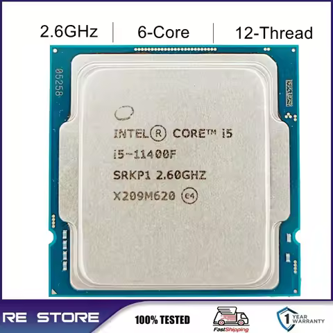 Intel Core i5 11400F 2.6GHz Six-Core Twelve-Thread LGA 1200 processor