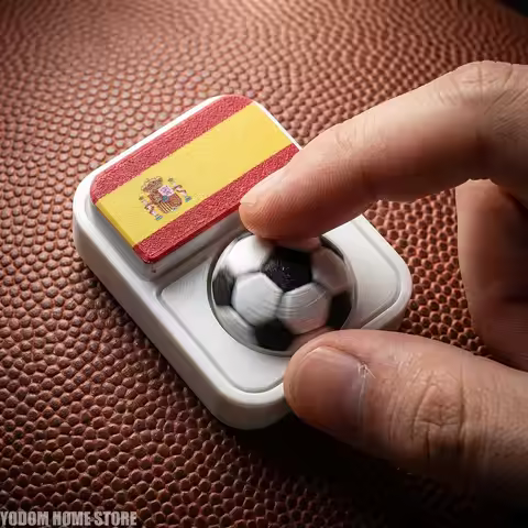 2026 Global Soccer Rotate Keychain Flag Football Press Fan Gift Giveaway Cheer Props