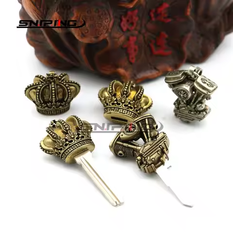 Motorcycle Copper Key Head Suitable For Kawasaki Honda Yamaha Universal Metal Key Head