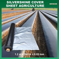 1.2 m x 250 m x 0.03 mm | Silvershine Roll | Agriculture | Plastik Fertigasi / Penutup Tanah / Plast