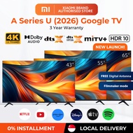 Xiaomi A Series Ultra 4K 43"/55"/65 4K Google TV | Google Playstore Youtube Netflix | 3 Year Warrant