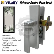 VITALLY  Swing Door's Privacy Lock Handle. Aluminum Swing Door Lock. Privacy Lock for Swing Door Bat