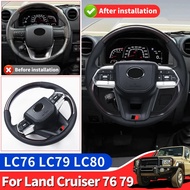 For Toyota Land Cruiser 76 79 80 Upgrade Steering Wheel Assembly LC76 LC79 LC80 Interior Modificatio